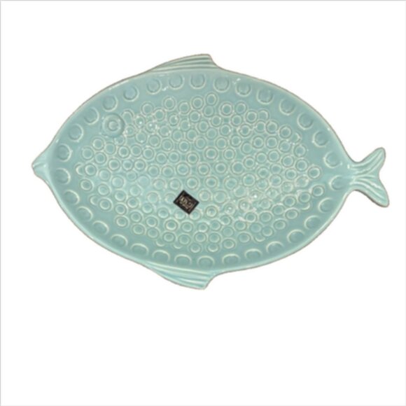 La Ceramica Large Fish Serving Bowl Made in Italy - Picture 1 of 2